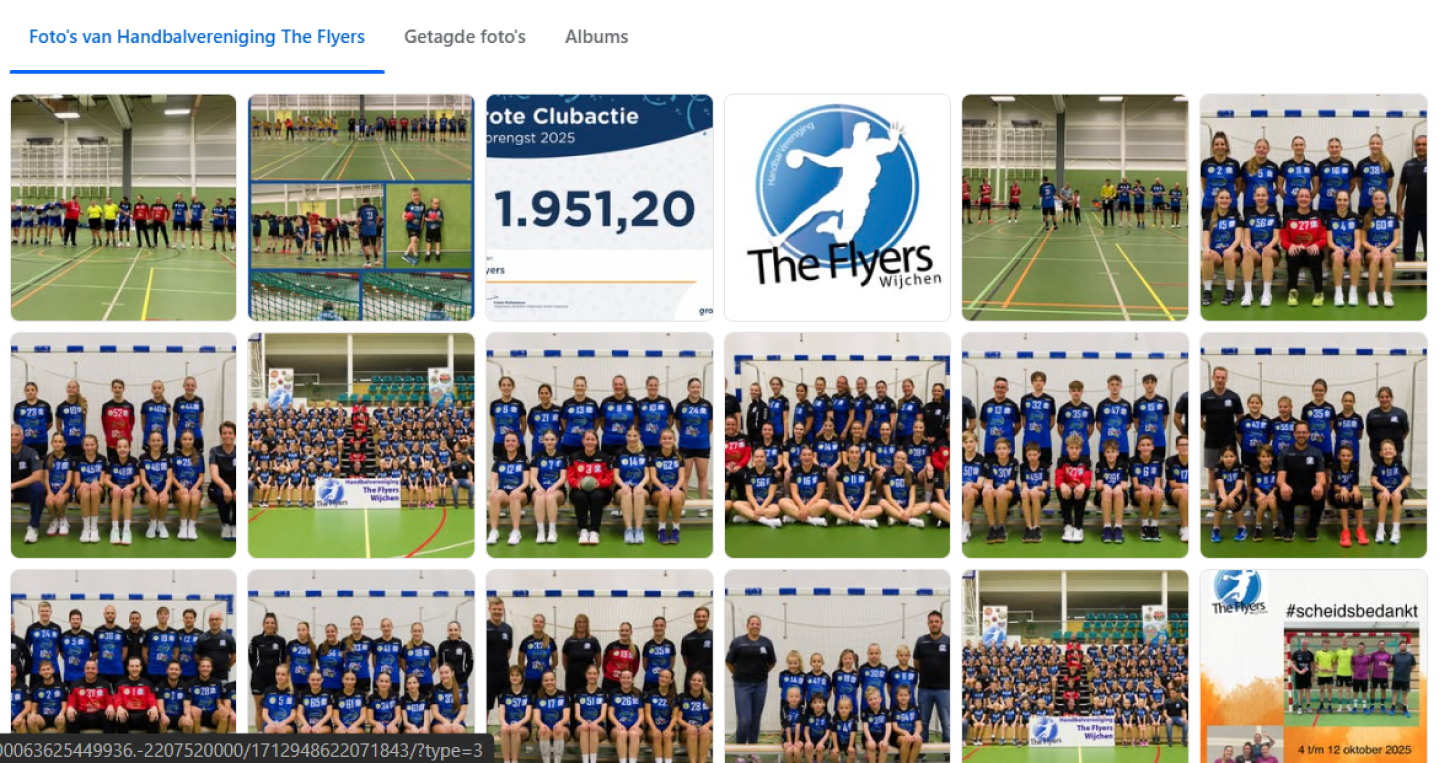 Foto's van Handbalvereniging The Flyers